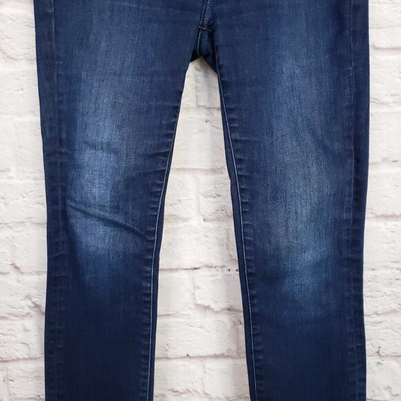 Madewell 9” High Rise Skinny Stretch Jeans Dark Wash Size 26 - Picture 6 of 11